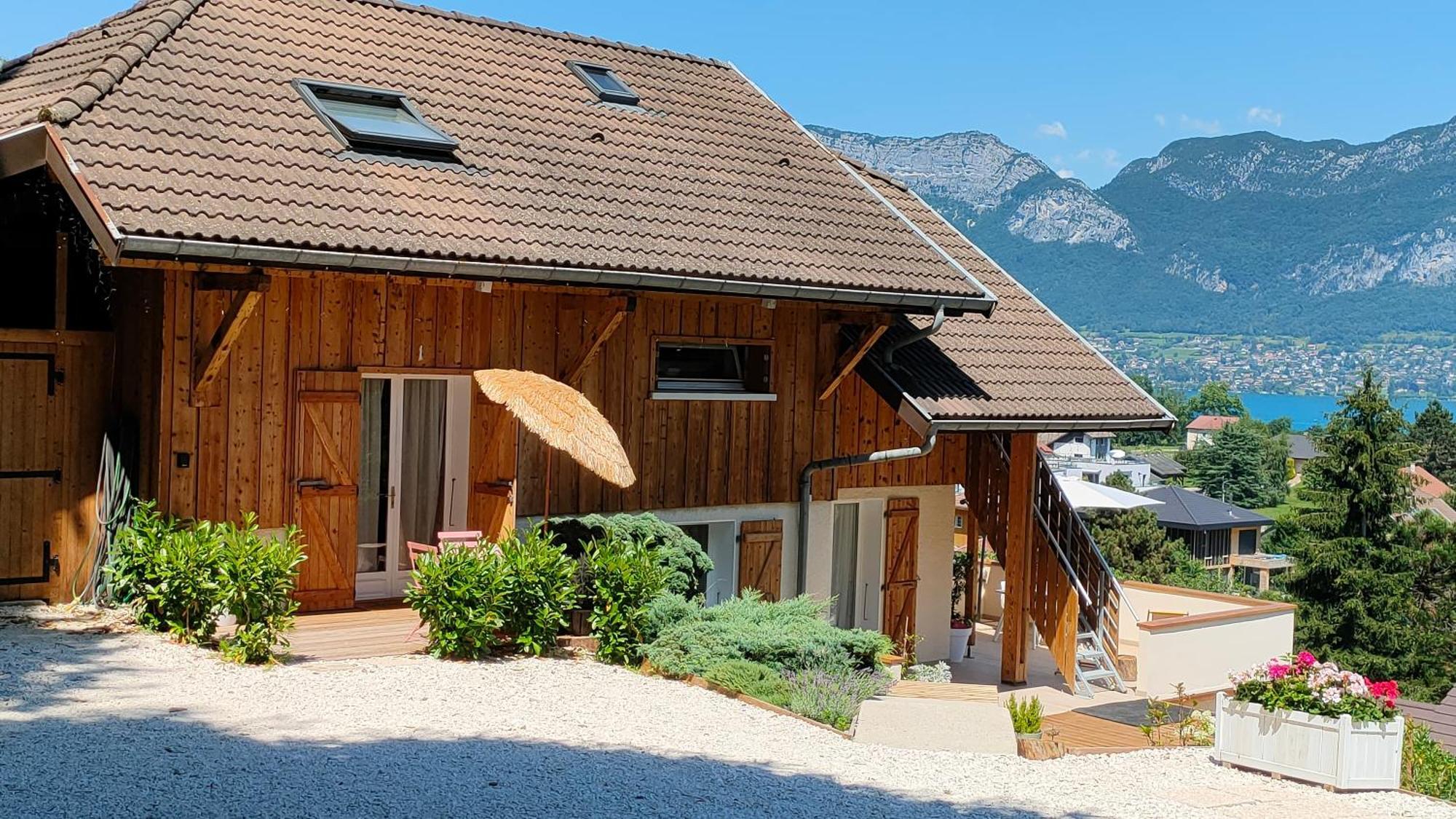 Vue Lac Lodges Sévrier Exteriér fotografie